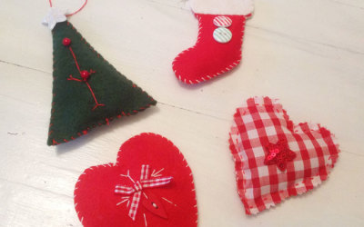 Make Your Own Christmas Decorations – Free Tutorial!