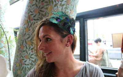 More hen party fascinator making fun in central Edinburgh