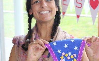 Beautiful bunting for a West Lothian Hen Party!