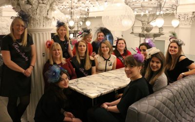 Hen Party Fascinator Making in the Corinthian Club